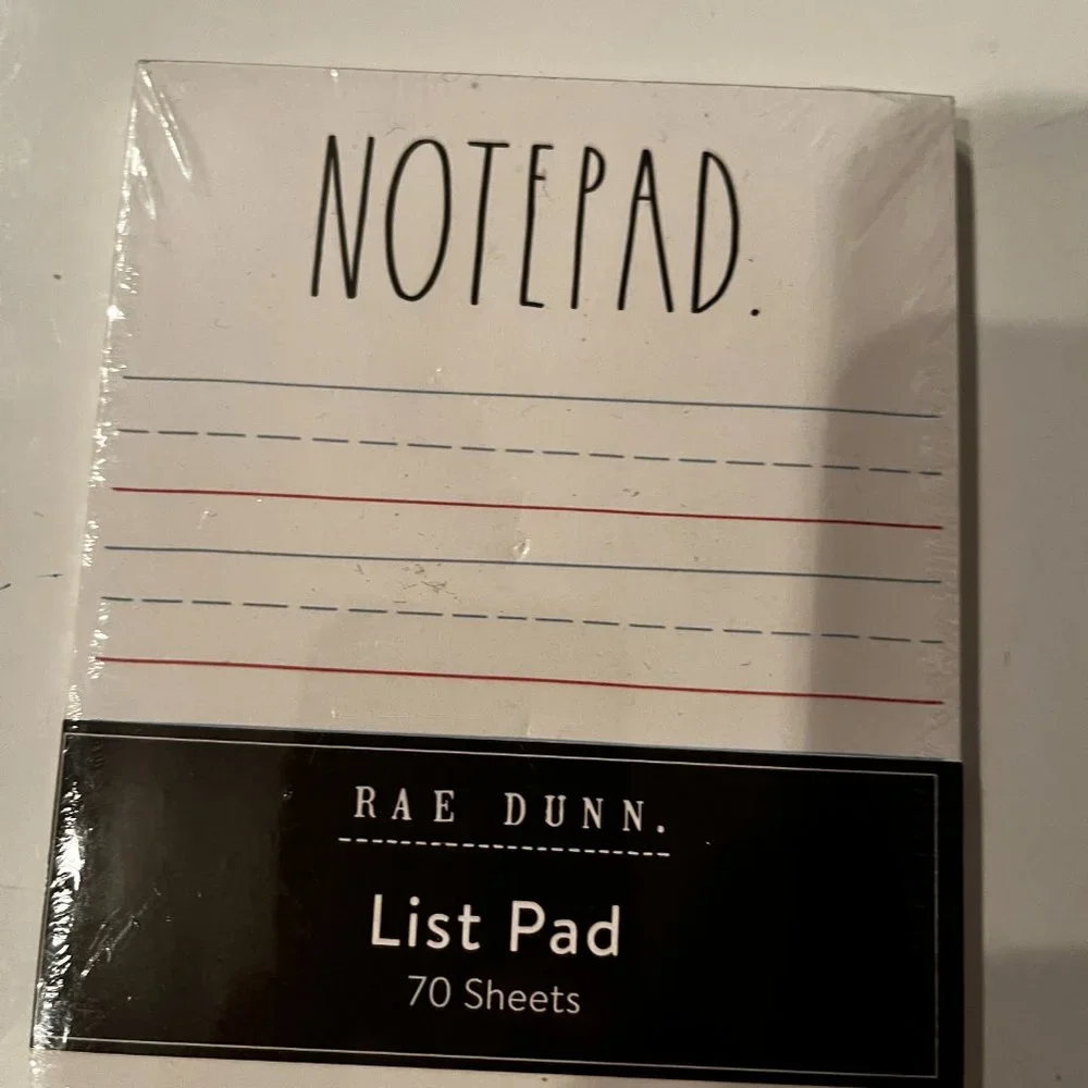 To Do‎ Lists / Note pads / Notebooks  (Rae Dunn and Other) (new)